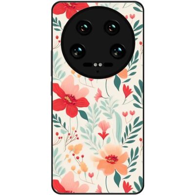 Coque en silicone 1001coques Xiaomi 14 Ultra Flower Wall - Publicité Coque en silicone 1001coques Xiaomi 14 Ultra Flower Wall - Publicité