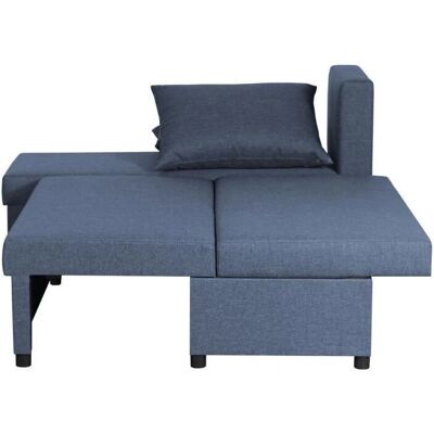 Canapé d'angle réversible bleu - Sofa - Publicité Canapé d'angle réversible bleu - Sofa - Publicité
