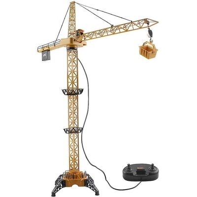 GreenZech 2.4G 4Canal DIY Grue Tour RC - Véhicle d'Ingénierie avec Lumière LED - Publicité GreenZech 2.4G 4Canal DIY Grue Tour RC - Véhicle d'Ingénierie avec Lumière LED - Publicité