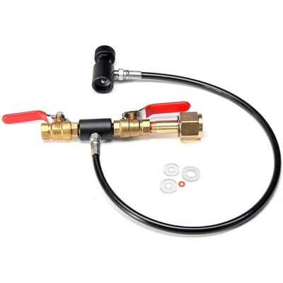 GreenZech 24 Pouces Cga320 Soda Club Tuyau Haute Pression Valve Gonflable - Système de Tuyau et Valve - Publicité GreenZech 24 Pouces Cga320 Soda Club Tuyau Haute Pression Valve Gonflable - Système de Tuyau et Valve - Publicité