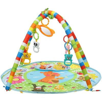 Support de Fitness pour Piano de Bébé avec Tapis Rond - Gym pour Bébé - Publicité Support de Fitness pour Piano de Bébé avec Tapis Rond - Gym pour Bébé - Publicité