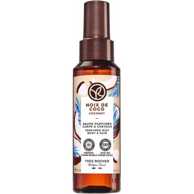 Yves Rocher Spray de Cocos pentru Corp și Păr - Natural, Vegan, 100ml Yves Rocher Spray de Cocos pentru Corp și Păr - Natural, Vegan, 100ml