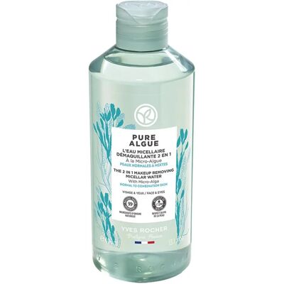 Νερό μικκυλιακής 2 σε 1 - Yves Rocher Pure Algue 400 ml Νερό μικκυλιακής 2 σε 1 - Yves Rocher Pure Algue 400 ml