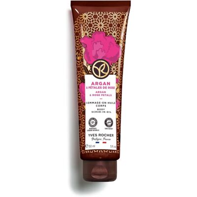 Yves Rocher Scrub-in-Oil με άρωμα αργκάν και τριαντάφυλλο - Τύπος σώματος Yves Rocher Scrub-in-Oil με άρωμα αργκάν και τριαντάφυλλο - Τύπος σώματος