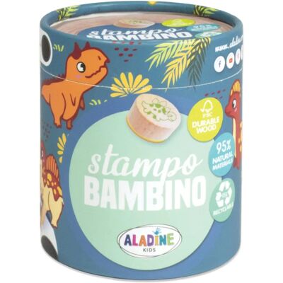 Aladine Kinder Dinosaurierstempel-Set - Öko, 8 Stempel Aladine Kinder Dinosaurierstempel-Set - Öko, 8 Stempel