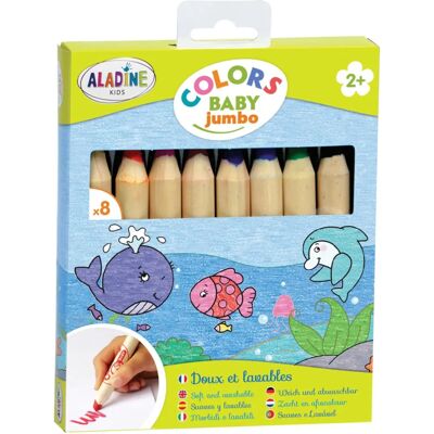 Aladine Jumbo Buntstifte - Kinderfarben Set Aladine Jumbo Buntstifte - Kinderfarben Set