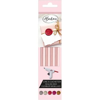 Ensemble de bâtons de cire rose pastel Aladine - Cire à sceller Ensemble de bâtons de cire rose pastel Aladine - Cire à sceller