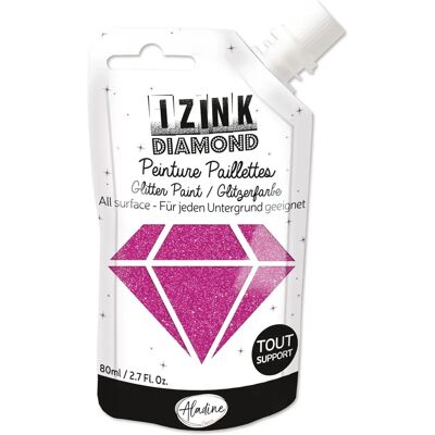 Aladine Fuchsia Glitzerfarbe - 80ml - Glitterfarbe Aladine Fuchsia Glitzerfarbe - 80ml - Glitterfarbe