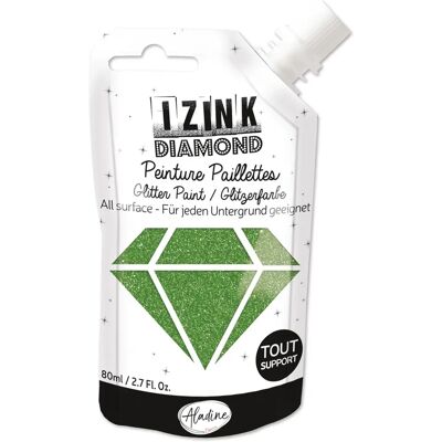 Peinture Izink Diamond Vert Foncé 80ml - France Peinture Izink Diamond Vert Foncé 80ml - France