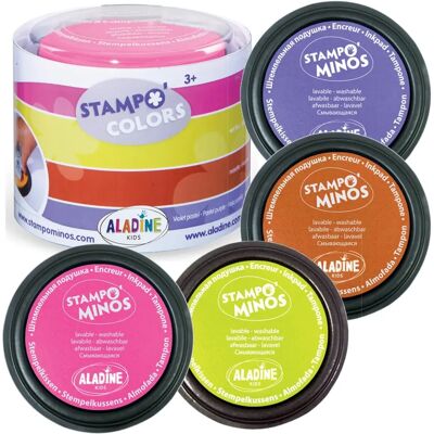 Aladine StampoColors - zmywalne poduszki do stemplowania dla dzieci Aladine StampoColors - zmywalne poduszki do stemplowania dla dzieci