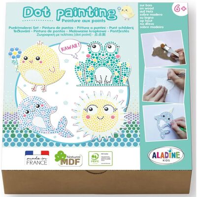Aladine Punktmalerei Set Kawaii - Kreatives Punktmalset für Kinder Aladine Punktmalerei Set Kawaii - Kreatives Punktmalset für Kinder