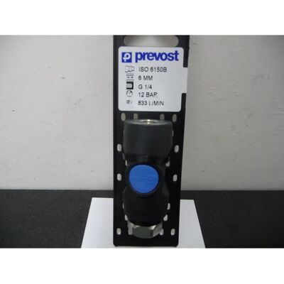 Prevost Enchufe rápido de seguridad - Cuerpo de compuesto - G 1/4 - Serie prevoS1 ISI 06 Prevost Enchufe rápido de seguridad - Cuerpo de compuesto - G 1/4 - Serie prevoS1 ISI 06