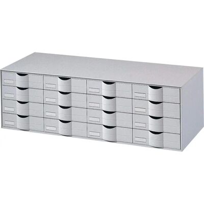 Unité de tiroirs PaperFlow - Résistante aux chocs, 16 tiroirs Unité de tiroirs PaperFlow - Résistante aux chocs, 16 tiroirs