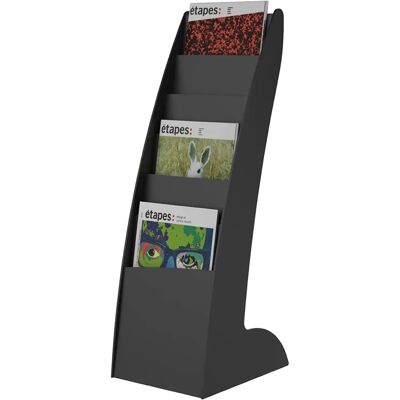 PaperFlow K502891 Porta riviste - 6 ripiani nero PaperFlow K502891 Porta riviste - 6 ripiani nero