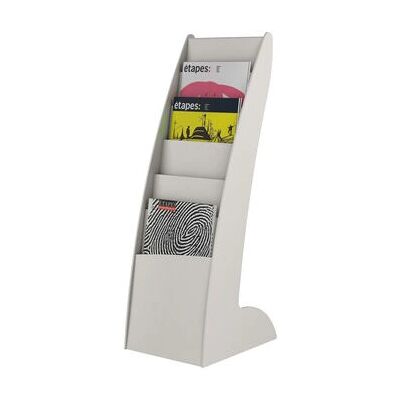 PaperFlow K502895 Graues Zeitschriftenregal - Zeitschriftenständer mit 6 Fächern PaperFlow K502895 Graues Zeitschriftenregal - Zeitschriftenständer mit 6 Fächern