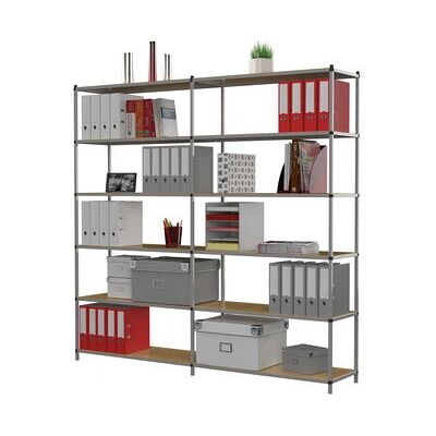 Étagère pour littérature PaperFlow K606022 - Gris - Rayonnage de Stockage - Publicité Étagère pour littérature PaperFlow K606022 - Gris - Rayonnage de Stockage - Publicité