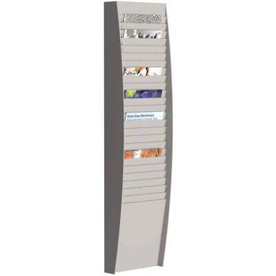 Paperflow Wand-Organiseerbord - 25 vakken - A4 - Grijs Paperflow Wand-Organiseerbord - 25 vakken - A4 - Grijs