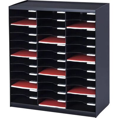 Paperflow Modular Postverteilersystem - 36 Fächer - Schwarz Paperflow Modular Postverteilersystem - 36 Fächer - Schwarz
