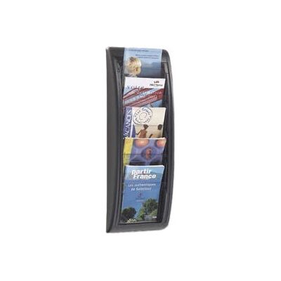 PaperFlow Zwart Wanddisplay - Tijdschriftenrek PaperFlow Zwart Wanddisplay - Tijdschriftenrek