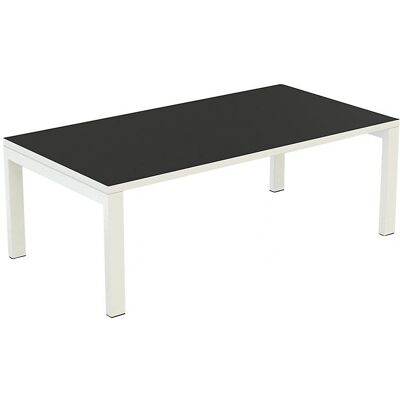 Mesa auxiliar easyDesk de Paperflow - Rectangular, Negro, Blanco, Satinado Mesa auxiliar easyDesk de Paperflow - Rectangular, Negro, Blanco, Satinado