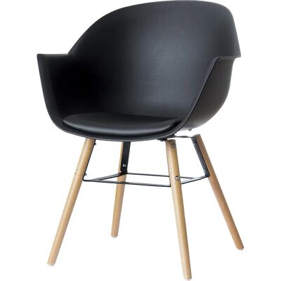 Chaise de Bureau PAPERFLOW - Noire - Ergonomique avec Accoudoirs Chaise de Bureau PAPERFLOW - Noire - Ergonomique avec Accoudoirs