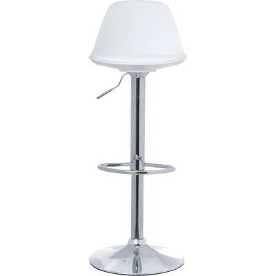 Tabouret de bar KaiserKraft BOBBA - Blanc, avec coussin, 2 pièces Tabouret de bar KaiserKraft BOBBA - Blanc, avec coussin, 2 pièces