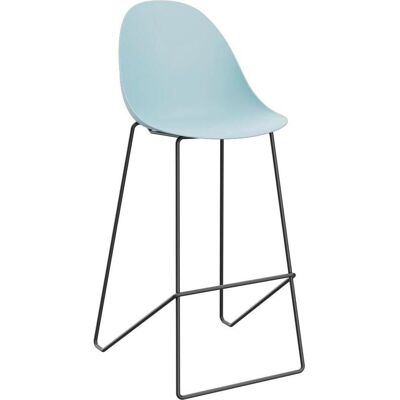 PAPERFLOW Blau/Schwarz Barhocker Set - Moderner Metallstil PAPERFLOW Blau/Schwarz Barhocker Set - Moderner Metallstil