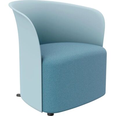 Paperflow CROWN Blau Sessel - Modernes Design & Bequeme Rückenlehne Paperflow CROWN Blau Sessel - Modernes Design & Bequeme Rückenlehne