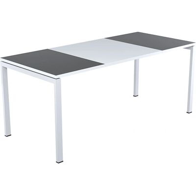 Paperflow easyDesk - Altezza 750mm, Larghezza 1800mm, Antracite/Bianco Scrivania Paperflow easyDesk - Altezza 750mm, Larghezza 1800mm, Antracite/Bianco Scrivania