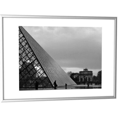 PaperFlow Grijze Aluminium Fotolijst - A3 Wandmontage PaperFlow Grijze Aluminium Fotolijst - A3 Wandmontage