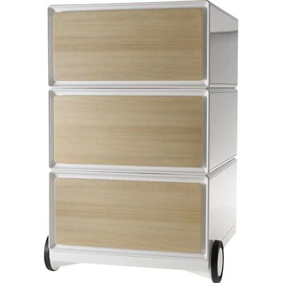 Contenedor rodante Paperflow easyBox - 3 Cajones Contenedor rodante Paperflow easyBox - 3 Cajones