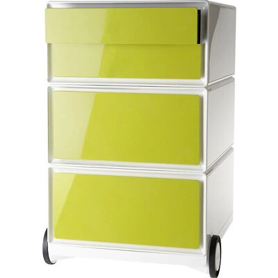 Contenitore Paperflow easyBox - Bianco/Verde - Mobile 4 Cassetti Contenitore Paperflow easyBox - Bianco/Verde - Mobile 4 Cassetti