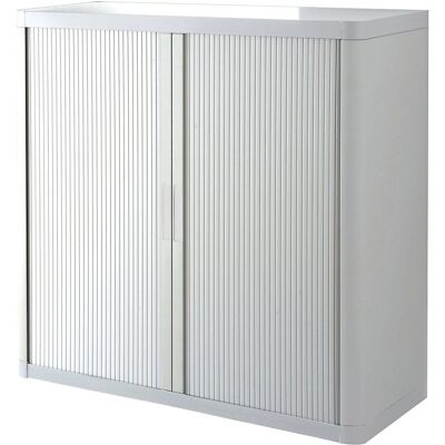 Archivo con persiana easyOffice - 2 estantes, 1040mm, Blanco Archivo con persiana easyOffice - 2 estantes, 1040mm, Blanco