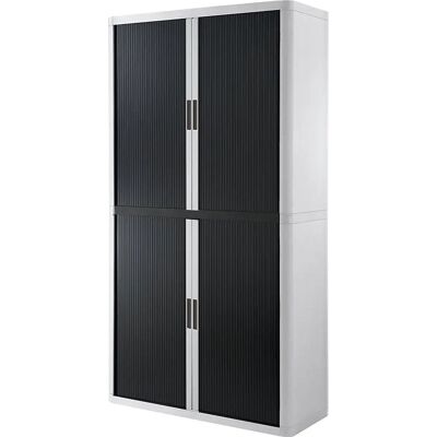 Paperflow easyOffice Aktenschrank - 4 Fachböden, Höhe 2040mm, Weiß/Schwarz Paperflow easyOffice Aktenschrank - 4 Fachböden, Höhe 2040mm, Weiß/Schwarz