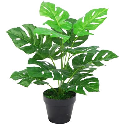 Plante artificielle MONSTERA PAPERFLOW - 45 cm - Vert - Élégante Plante artificielle MONSTERA PAPERFLOW - 45 cm - Vert - Élégante