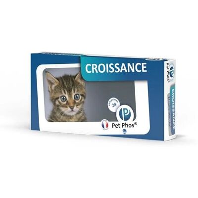 Pet-Phos Croissance Chat Comprimé - Complément alimentaire - Publicité Pet-Phos Croissance Chat Comprimé - Complément alimentaire - Publicité