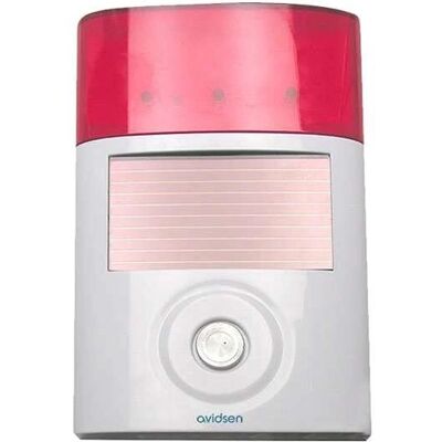 AVIDSEN Sirena wireless solare - Interno/Esterno - 95dB - 50m - IP65 AVIDSEN Sirena wireless solare - Interno/Esterno - 95dB - 50m - IP65
