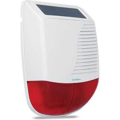Sirène Extérieure Solaire Sans Fil Avidsen - Accessoire d'Alarme Sirène Extérieure Solaire Sans Fil Avidsen - Accessoire d'Alarme