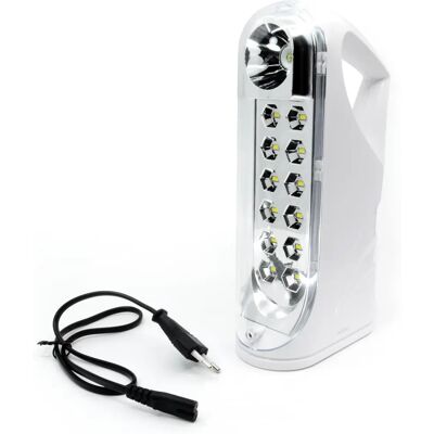 AVIDSEN Lámpara de emergencia LED - USB, 12+1 LED SMD, Blanco AVIDSEN Lámpara de emergencia LED - USB, 12+1 LED SMD, Blanco