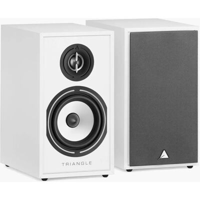 Triangle BR02 Bookshelf Speakers White - 2-way 80 W Compact Hi-Fi Triangle BR02 Bookshelf Speakers White - 2-way 80 W Compact Hi-Fi