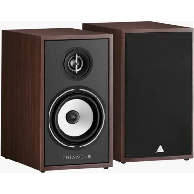Triangle BR02 Walnut Bookshelf Speakers - 80 W Triangle BR02 Walnut Bookshelf Speakers - 80 W