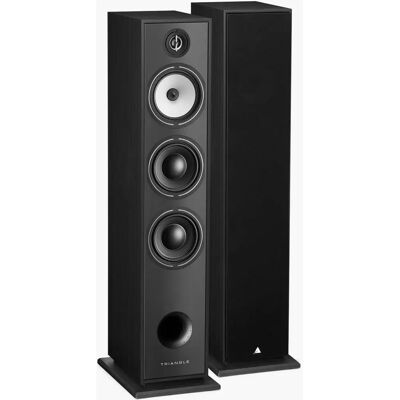 Haut-parleur colonne Triangle BR08 Cendre Noire - Enceinte sur pied Haut-parleur colonne Triangle BR08 Cendre Noire - Enceinte sur pied