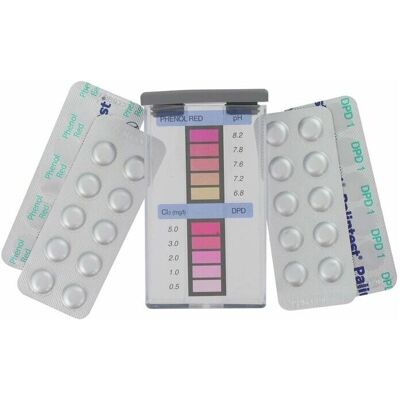 Aqualux - Chlor pH Tablet Testkit - 3 Tabletten 2x30 Aqualux - Chlor pH Tablet Testkit - 3 Tabletten 2x30