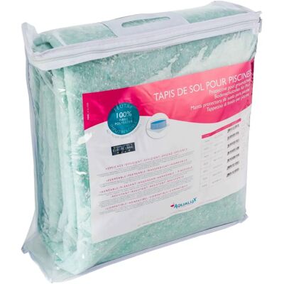 Aqualux Tapis de Piscine - Fibre de Verre, Imperméable, 6,60x6,60m - Publicité Aqualux Tapis de Piscine - Fibre de Verre, Imperméable, 6,60x6,60m - Publicité