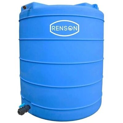 Renson Réservoir d'eau 5000L Bleu - Récupération d'eau pluviale - Publicité Renson Réservoir d'eau 5000L Bleu - Récupération d'eau pluviale - Publicité