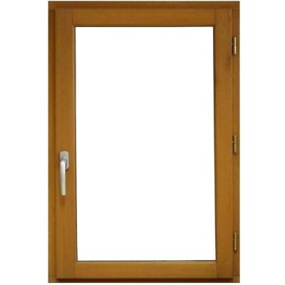 Fenêtre Bois GD Menuiseries 105x80 - Unique Vantail - Marron - Publicité Fenêtre Bois GD Menuiseries 105x80 - Unique Vantail - Marron - Publicité