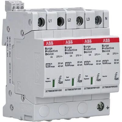 ABB OVRT23N40-275PT - Protection contre surtension - 3 phases + N - 20kA - Publicité ABB OVRT23N40-275PT - Protection contre surtension - 3 phases + N - 20kA - Publicité