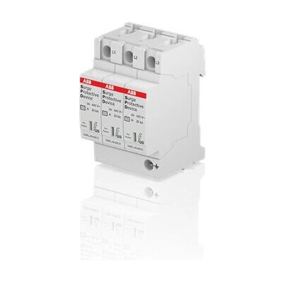 ABB Modell 40-440 P QS - Overspenningsvern Type 2 Innendørs 3P ABB Modell 40-440 P QS - Overspenningsvern Type 2 Innendørs 3P