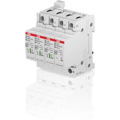 ABB Parafoudre 2CTB815710R0700 - Type 1+2, 12,5kA, Montage DIN - Publicité ABB Parafoudre 2CTB815710R0700 - Type 1+2, 12,5kA, Montage DIN - Publicité