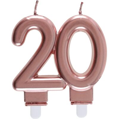 Santex Bougie Anniversaire 20 Ans - Bougie - Publicité Santex Bougie Anniversaire 20 Ans - Bougie - Publicité